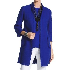 Chico’s Blue Textured Jacket - NWOT - Size XL (3)